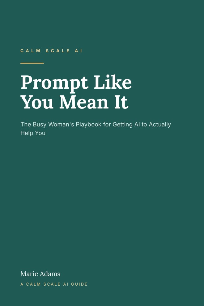 Cover of Prompt Like You Mean It by Marie Adams